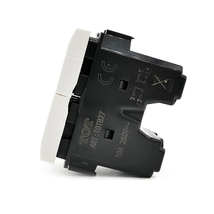 Doppio Pulsante 10A-250V bianco compatibile con serie Living International BTicino Living International 6970597466630 827B/Int-Lgt EL2130