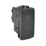 Interruttore bipolare 16A-250V nero compatibile Living International 6970597461253 802N/Int-Lgt  EL2132