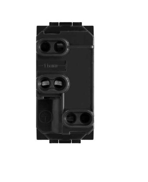 Presa bivalente 10A-250V 2P+T nero compatibile con serie Living International Btcino Living International 6970597460027 818N/Int-Lgt  EL2140