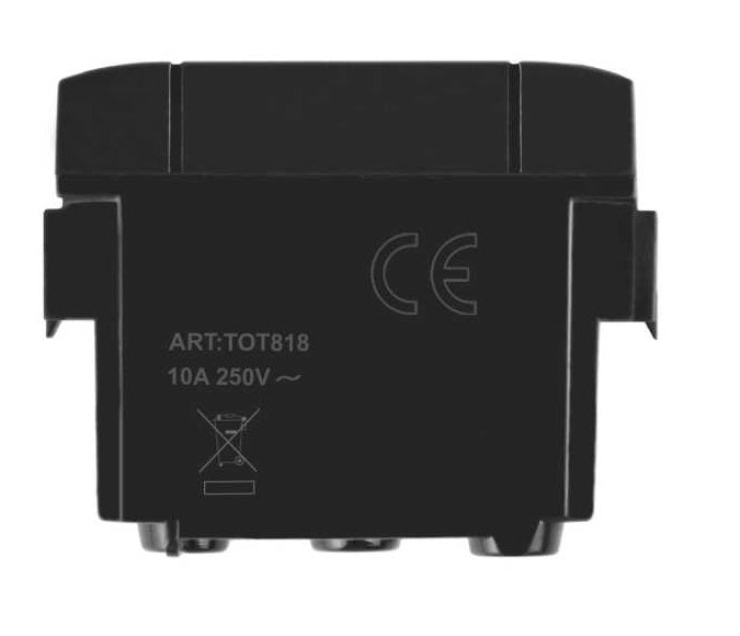 Presa bivalente 10A-250V 2P+T nero compatibile con serie Living International Btcino Living International 6970597460027 818N/Int-Lgt  EL2140