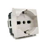 Kit 4 pezzi compatibile Vimar Plana bianco