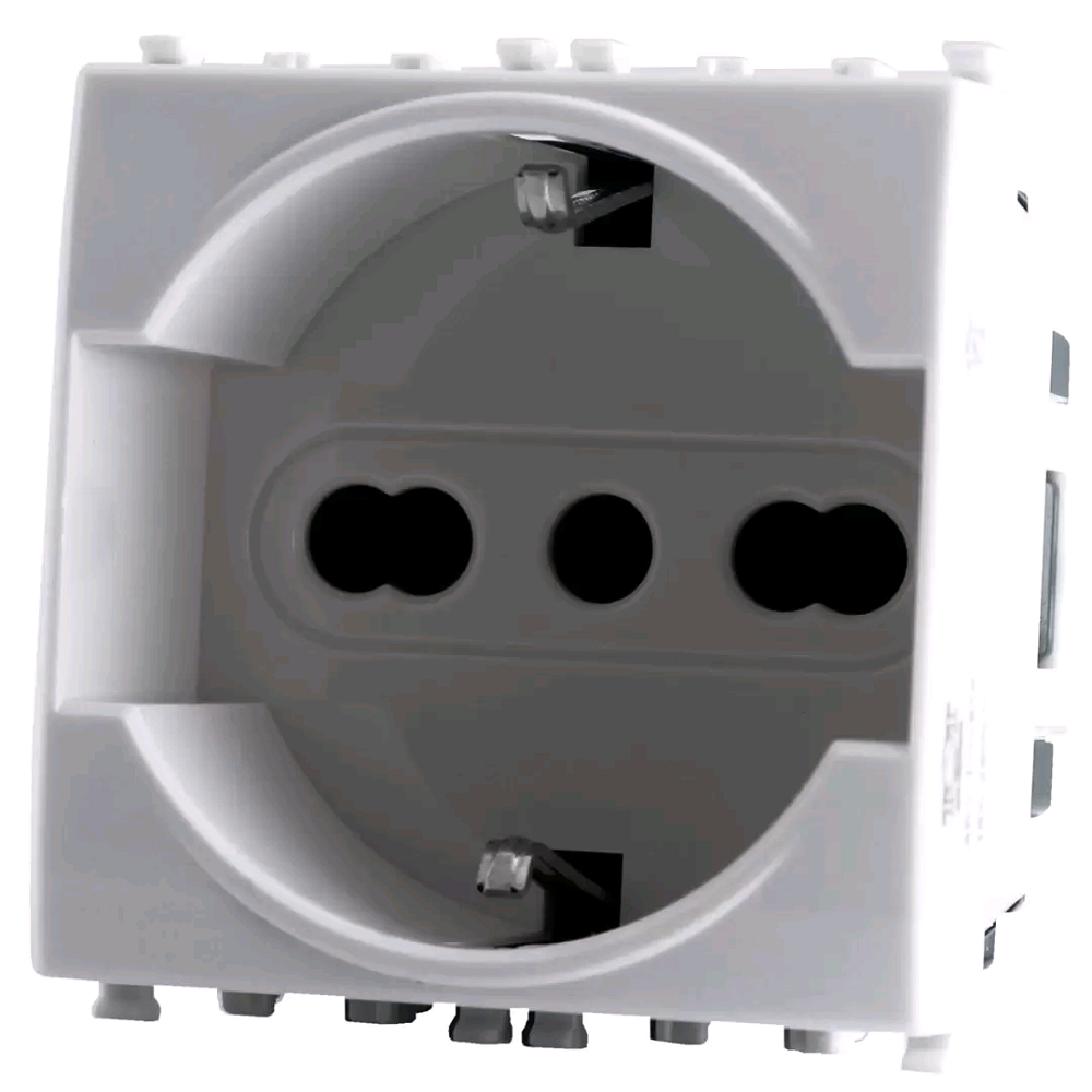 Kit 4 pezzi compatibile Vimar Plana bianco