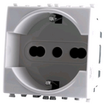 Presa schuko 2.0 bianco compatibile con serie Vimar Plana 615B EL2156