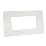 Placca 4 posti bianca compatibile Living International 0793541330308 8004-1 EL2166