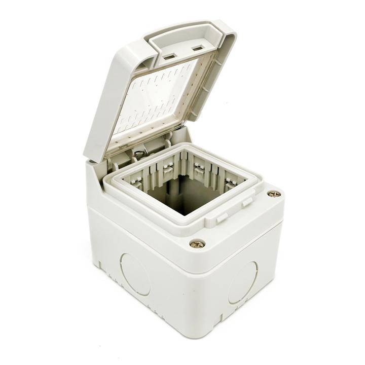 Idrobox IP55 2 moduli bianco compatibile Vimar Plana