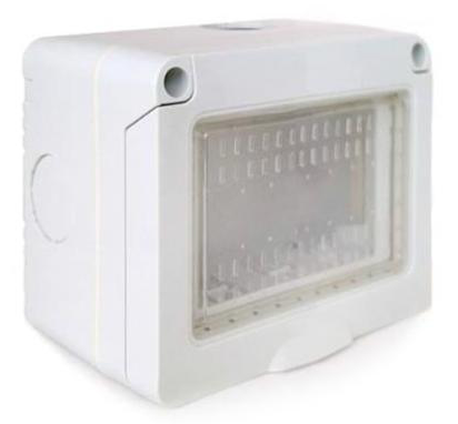 Idrobox IP55 2 moduli bianco compatibile Vimar Plana
