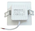 Pannello LED quadrato da incasso 80*80mm 3W luce fredda 6970233830498 2027270 EL2254