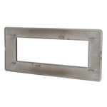 Placca 7 posti grigio scuro compatibile Bticino Matix 0793541333415 M8007 T-11 EL2209