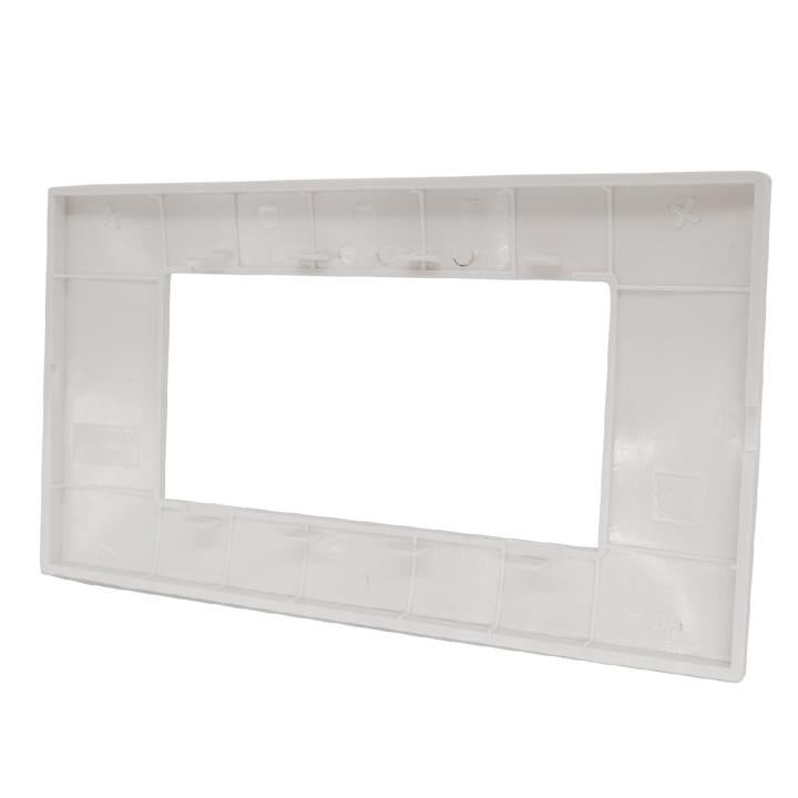 Placca 4 posti bianca compatibile Vimar 6970597464018 6004-01 4P Vimar Plana EL2216