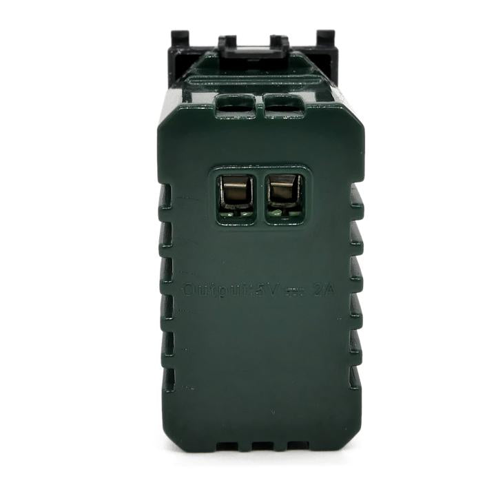 Alimentatore presa USB 5V 2A nero compatibile Vimar Plana 6970597462489 629N/Vmr-Pln Vimar Plana EL2220