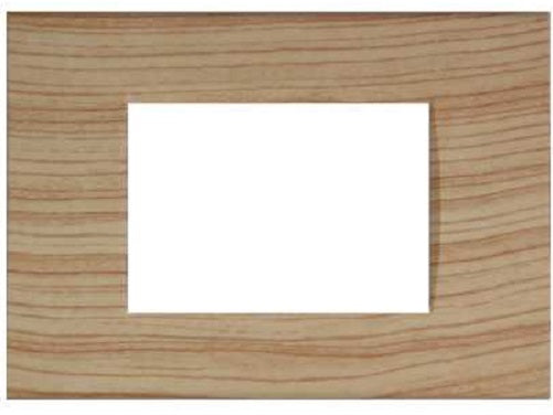 Placca 3 posti abete compatibile Living International