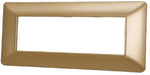 Placca in tecnopolimero 6P oro compatibile Matix 6970311027604 8007-08 6P Oro/Mtx Bticino Matix EL2245