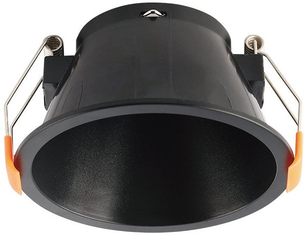 Supporto tondo per faretto GU10 da incasso Φ83mm nero 6972538049797 2026980 EL2251