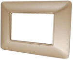 Placca in tecnopolimero 3P oro compatibile Matix 6970311027192 8003-08 3P Oro/Mtx EL2253