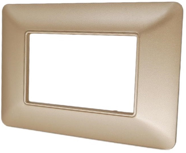 Placca in tecnopolimero 3P oro compatibile Matix 6970311027192 8003-08 3P Oro/Mtx EL2253