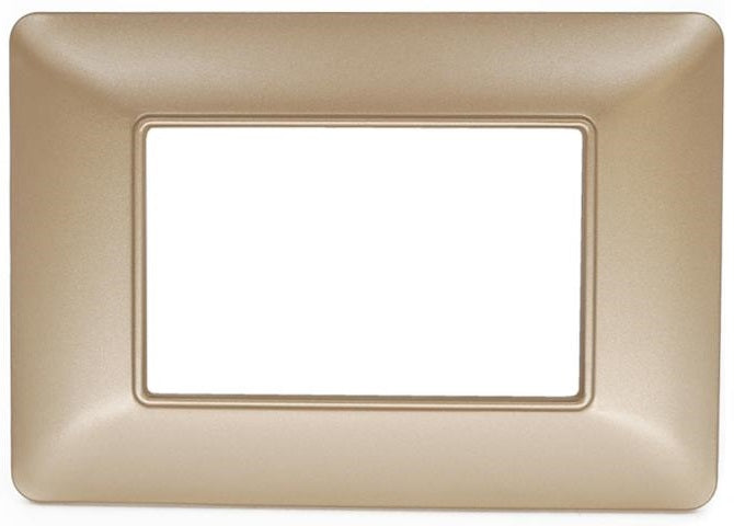 Placca in tecnopolimero 3P oro compatibile Matix