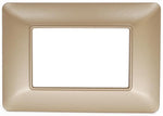 Placca in tecnopolimero 3P oro compatibile Matix