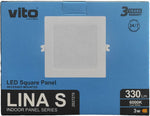 Pannello LED quadrato da incasso 80*80mm 3W luce fredda 6970233830498 2027270 EL2254
