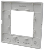Placca 2 posti testa di moro Soft Touch compatibile Vimar Plana