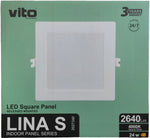 Pannello LED quadrato da incasso 280*280 24W 4000K luce naturale 6970233831068 2027340 EL2271