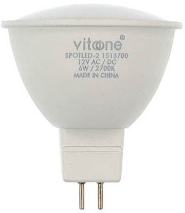 Lampadina LED GU5.3 MR16 6W 528Lm 6400K luce fredda 12VDC  6970233832713 1513720 EL2272