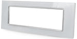 Placca in vetro bianco 7 posti compatibile Living International