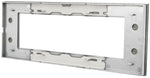 Placca in vetro bianco 7 posti compatibile Living International 6970597468702 8007bl EL2283