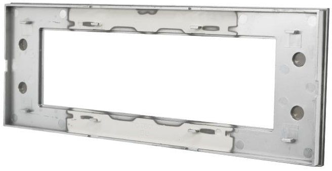Placca in vetro bianco 7 posti compatibile Living International 6970597468702 8007bl EL2283