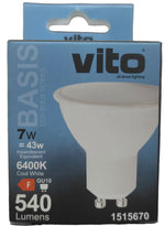Lampadina LED GU10 7W 540Lm 6400K luce fredda 6970233839743 1515670 EL2286