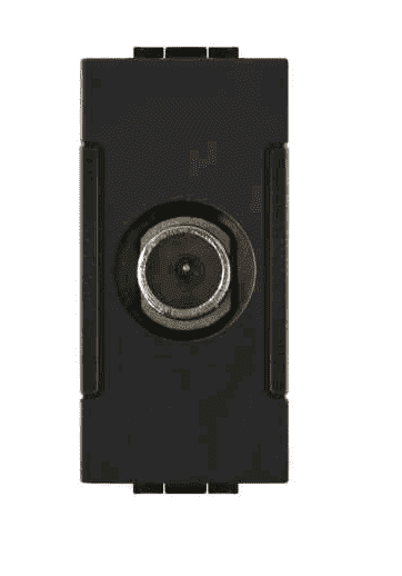 Presa TV derivata nera compatibile Living International Bticino Living International 6970597461260 826N/Int-Lgt EL2308