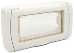 Placca idrobox IP55 4 posti bianca compatibile Vimar Plana 6970597465725 S6004B EL2321