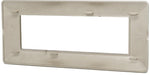 Placca in tecnopolimero 6P champagne compatibile Matix 6970311027598 8007-07 6P Champagne/Mtx EL2328 Bticino Matix