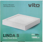 Pannello LED da parete quadrato 210x210 20W 1900Lm luce naturale 6970233835943 2023830 EL233