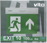 Lampada LED uscita d'emergenza freccia verso l'alto 2W 6500k luce fredda 6970233838043 5020170 EL2356