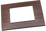 Placca in tecnopolimero 4 posti color ciliegio compatibile Vimar 6970597464230 6004-03 Vimar Plana EL2369