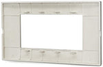 Placca in tecnopolimero 4 posti color champagne compatibile Vimar Plana 6970597464339 6004-13 EL2375