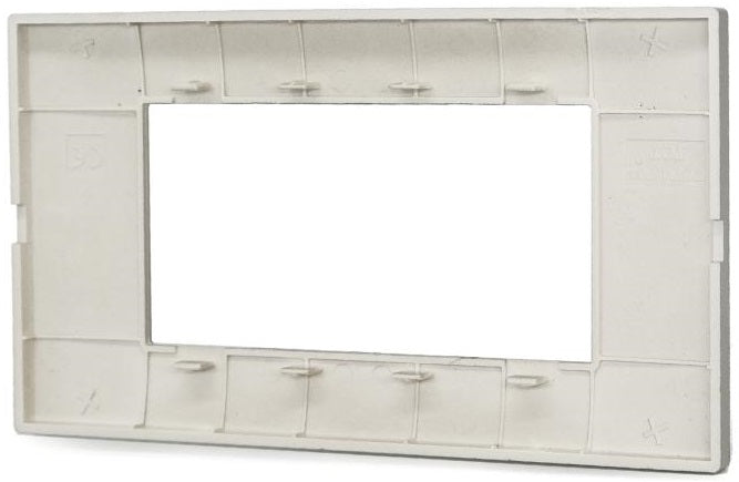 Placca in tecnopolimero 4 posti color champagne compatibile Vimar Plana 6970597464339 6004-13 EL2375