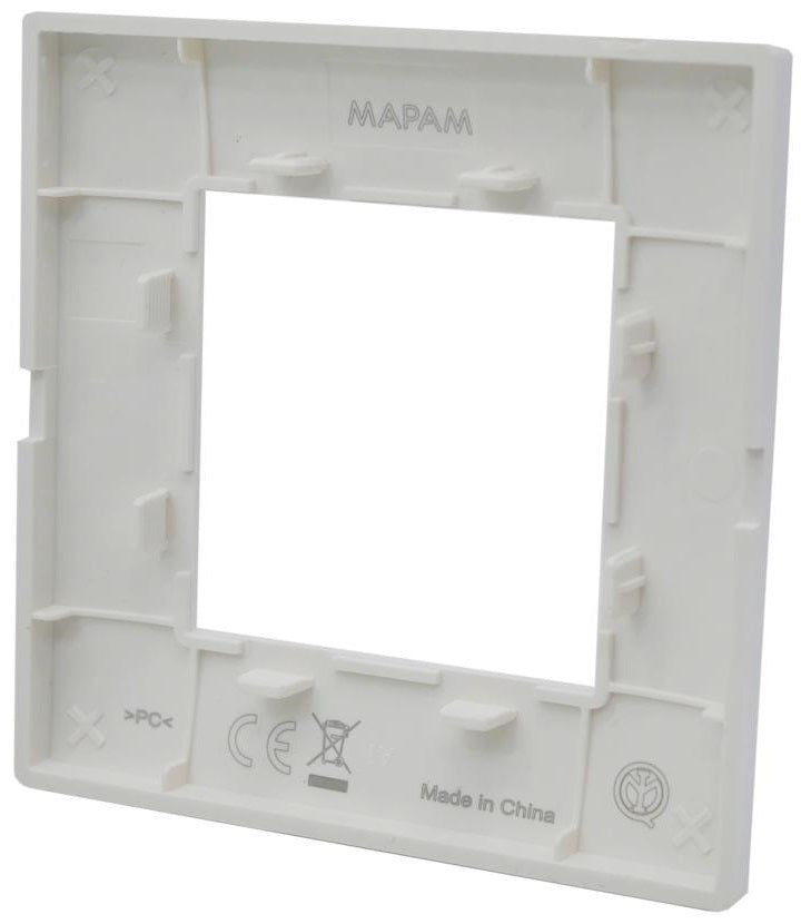 Placca 2 posti nera Soft Touch compatibile Vimar Plana