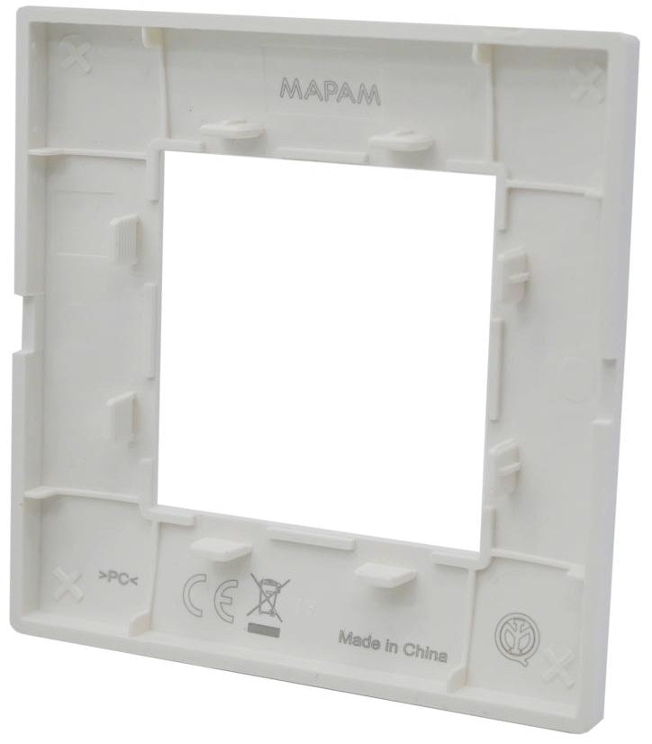 Placca 2 posti antracite Soft Touch compatibile Vimar Plana