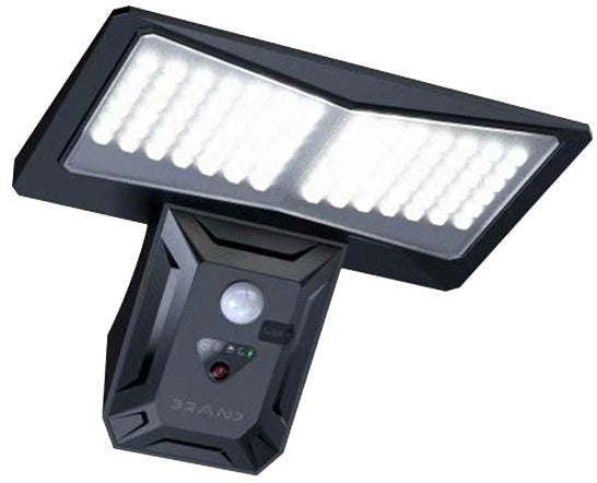 Lampada solare per esterni 4W 550Lm 6400K IP44 con sensore PIR e crepuscolare 6972538047182 3210150 EL243Lampada solare per esterni 4W 550Lm 6400K IP44 con sensore PIR e crepuscolare 6972538047182 3210150 EL243
