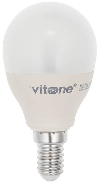 Lampadina LED mini globo E14 7W 507Lm 2700K luce calda Vito 6970233839811  1515740 EL2434