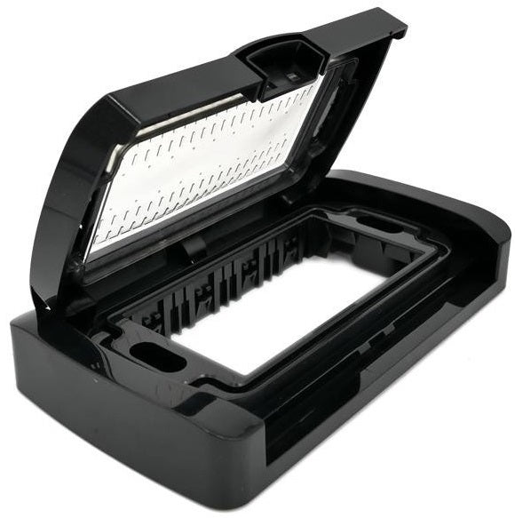 Placca idrobox IP55 4P nera compatibile Vimar Plana S6004N 6970597465251 EL2443