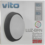 Plafoniera da esterno 25W 1700lm 4000K luce naturale IP65 Vito 6972538043481 3401010 EL2466