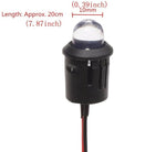 Indicatore LED 12V 10mm luce arancione confezione da 10 pezzi EL2549