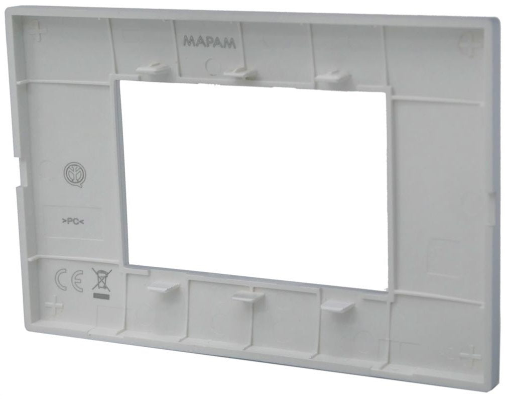 Placca 3 posti champagne Soft Touch compatibile Vimar Plana