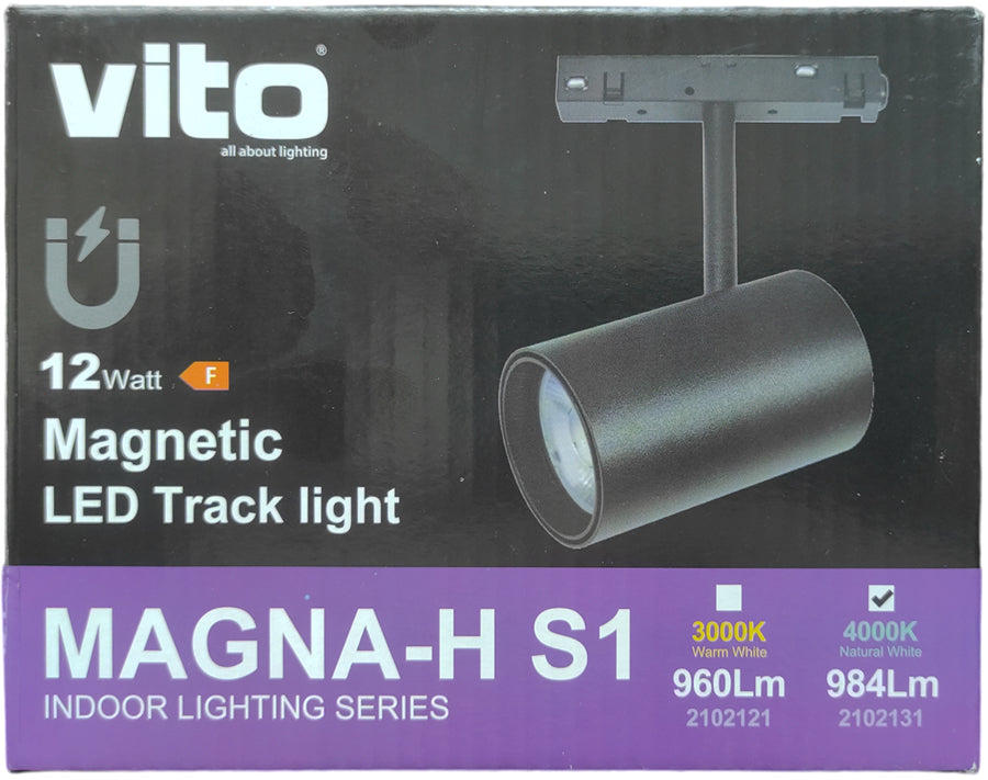 Faretto LED magnetico per illuminazione da binario 12W  984Lm 4000K luce naturale 6970233838586 2102131 EL2512