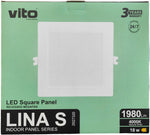 Pannello LED quadrato da incasso 205*205 18W 4000K luce naturale 6970233830597 2027320 EL2601
