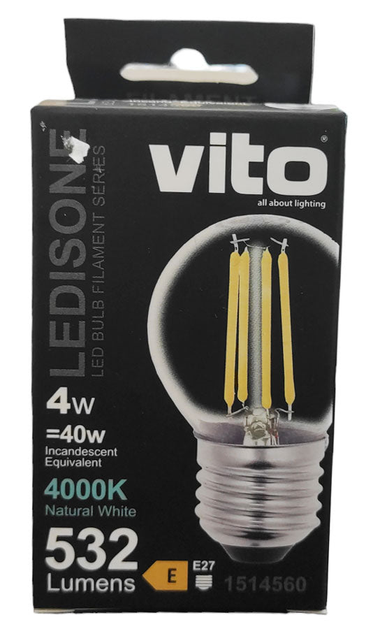 Lampadina LED 4W 532Lm E27 4000K luce naturale 6970233836582 1514560 EL2603