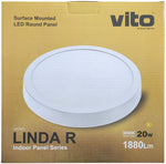 Pannello LED da parete 20W 1880Lm 3000K luce calda 6970233835783 2023670 EL261