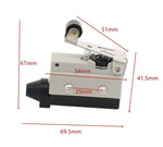 Interruttore di fine corsa orizzontale con leva a rullo 250V 10A CF7141 Fato